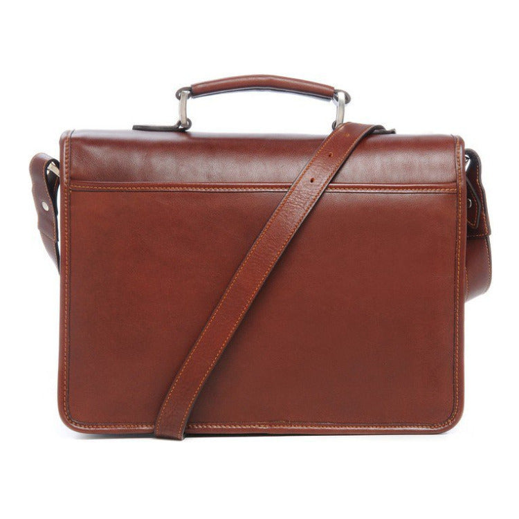 ONA Brooklyn Shoulder Messenger Bag (Chestnut Brown)