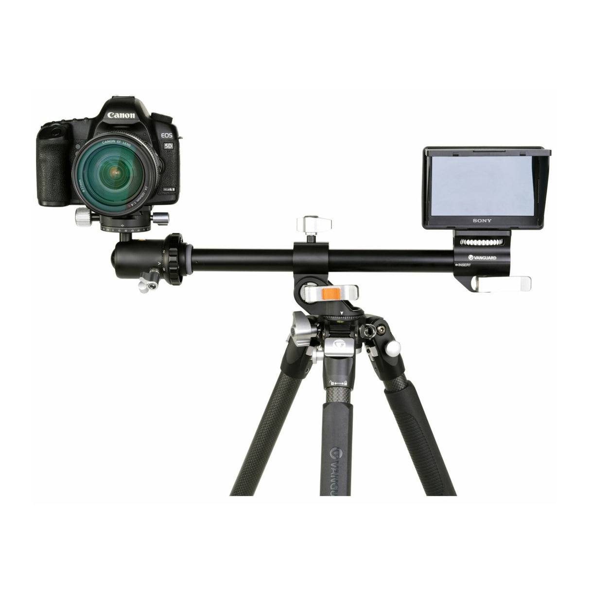 Vanguard VEO3+263CB160S Carbon Fiber Tripod with Multi-Angle Center Column and VEO BH-160S Ball Head