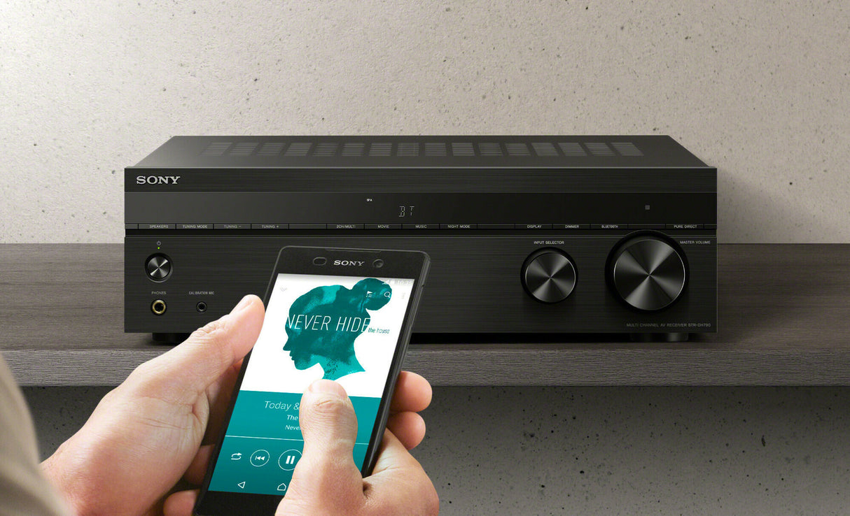 Sony STR-DH790 4K 7.2-Channel Home Theater AV Receiver with Accessory Bundle