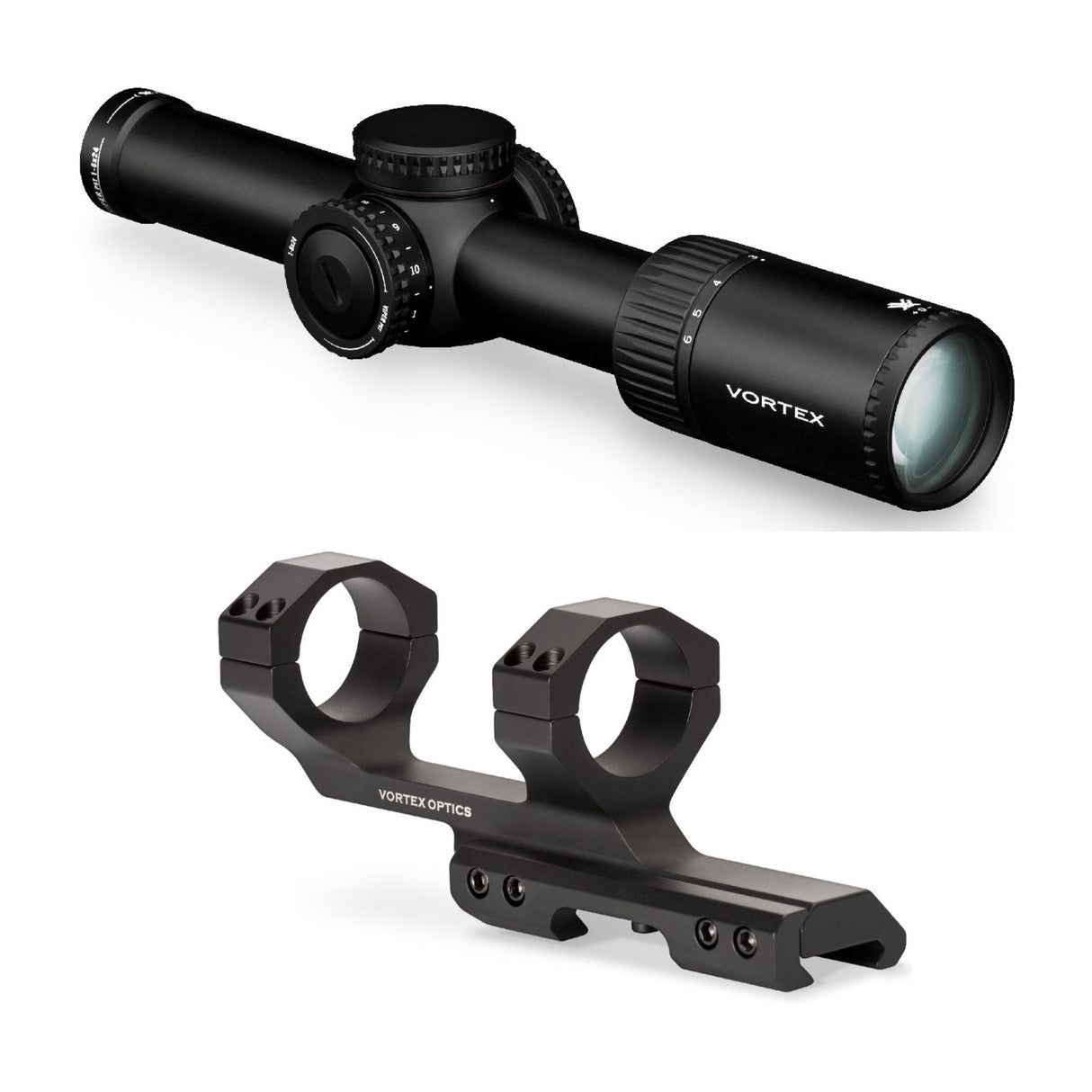 Vortex Viper PST Gen II 1-6x24 Riflescope (VMR-2 MRAD Reticle) w/ Vortex 30mm Cantilever Mount