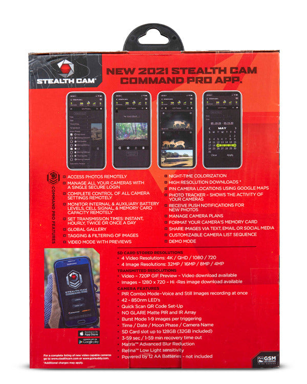 Stealthcam DS4K Transmit Cellular