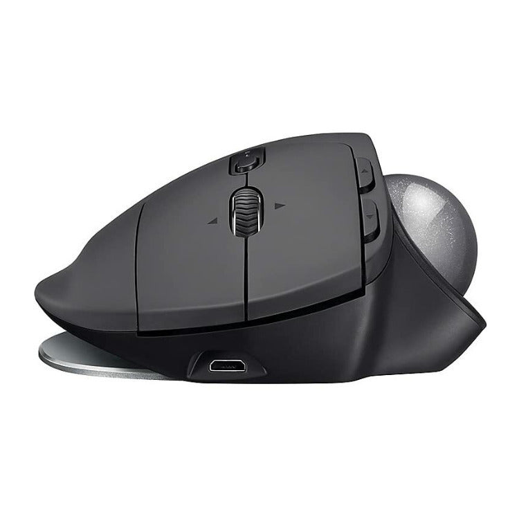 Logitech MX ERGO Advanced Wireless Trackball with MX Palm Rest and Knox Gear 4-Port USB 3.0 Hub