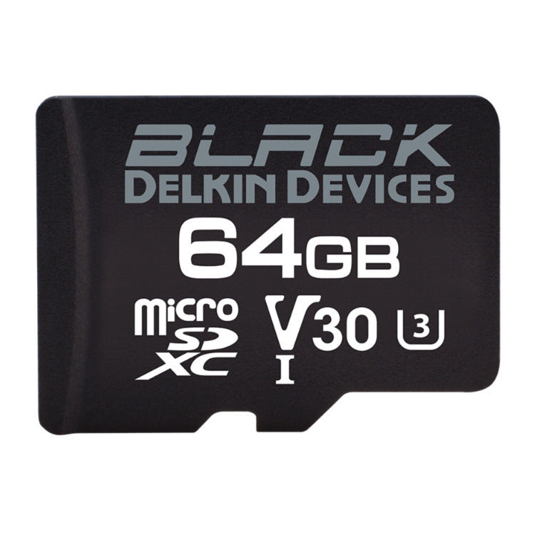 Delkin 99MB/s Exclusive MicroSD 64GB Memory Card (Black)