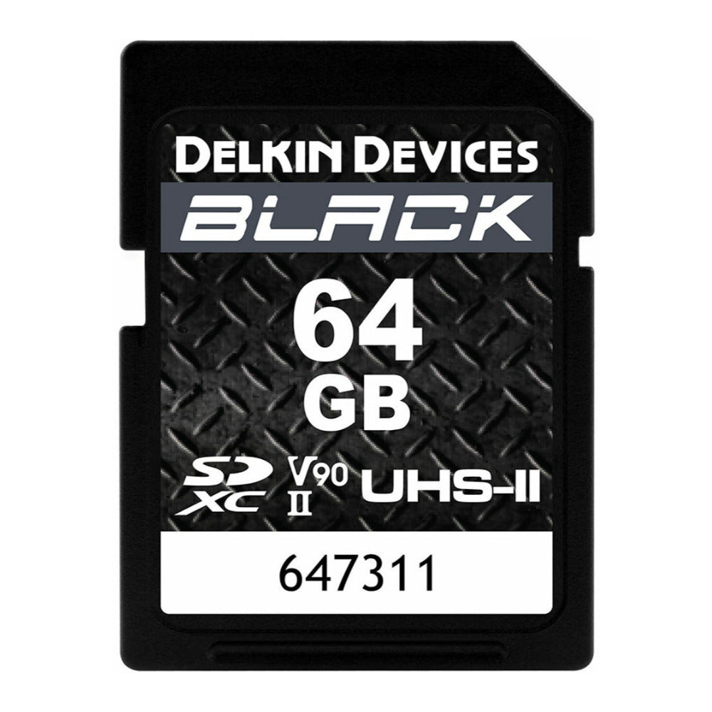 Delkin Devices 64GB UHS-II SDXC Memory Card (Black)