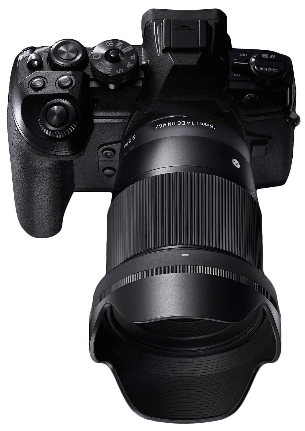 Sigma 16mm f/1.4 DC DN Contemporary Lens for Micro Four Thirds with 64GB Card and Pouch Bundle