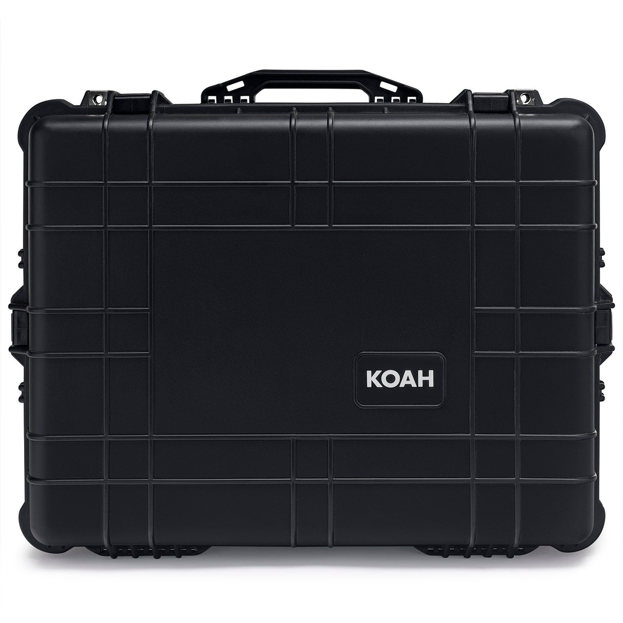 Koah Weatherproof Wheeled Hard Case with Customizable Foam (25 x 20 x 12 Inch, 2-Pack)