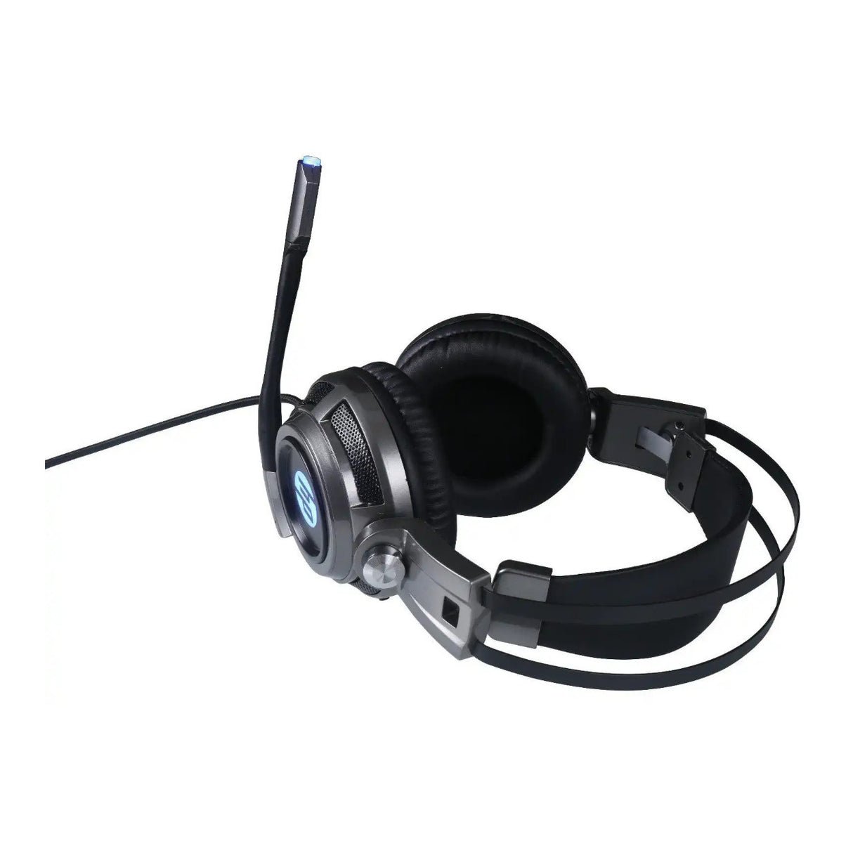 HP H200 Wired Gaming Headset with Mic and LED Light (Black)