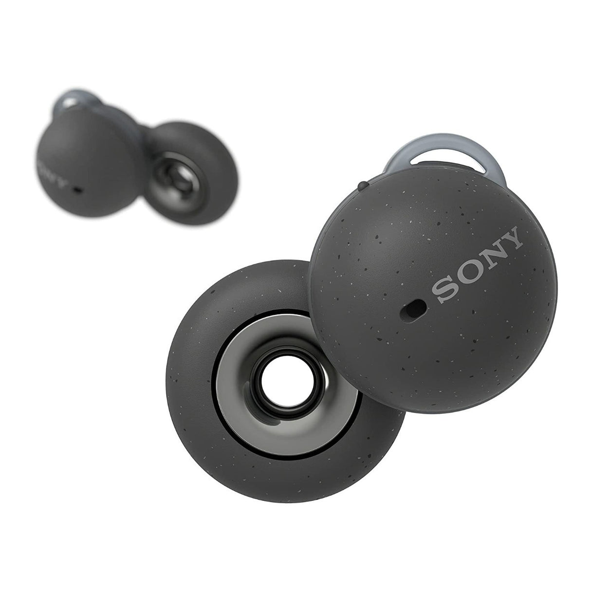Sony LinkBuds Truly Wireless Earbuds (Dark Gray) with Knox Gear Hard EVA Travel Case
