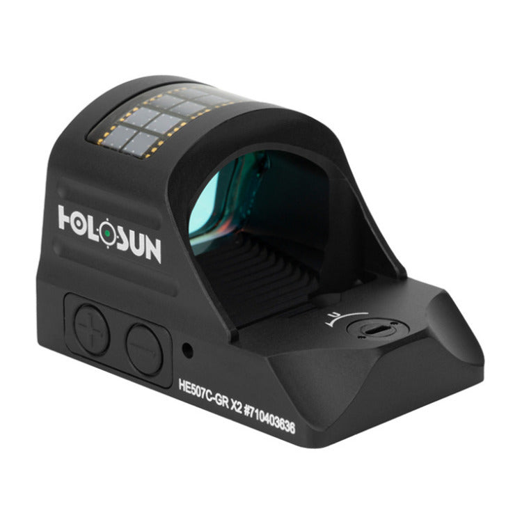 HOLOSUN HE507C-GR-X2 Black Anodized 1x 2/32 MOA Green Dot and Circle Reticle