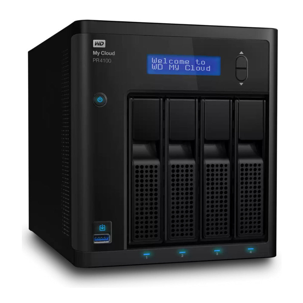 Western Digital My Cloud Pro Series 32TB PR4100 4-Bay NAS Server (4 x 8TB)