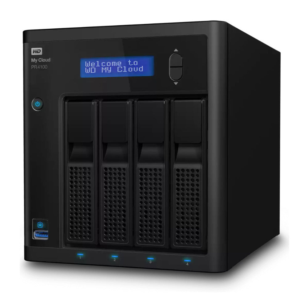 Western Digital My Cloud Pro Series 32TB PR4100 4-Bay NAS Server (4 x 8TB)
