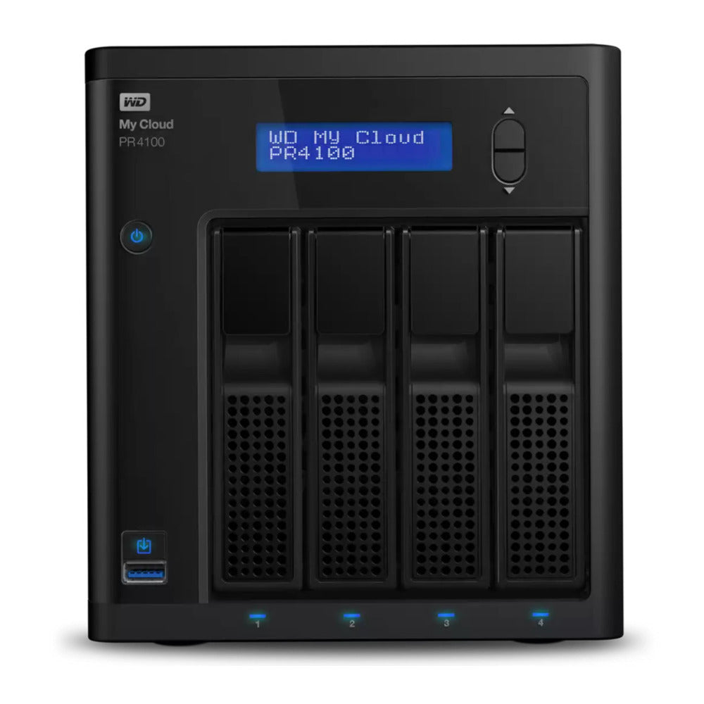 Western Digital My Cloud Pro Series 32TB PR4100 4-Bay NAS Server (4 x 8TB)