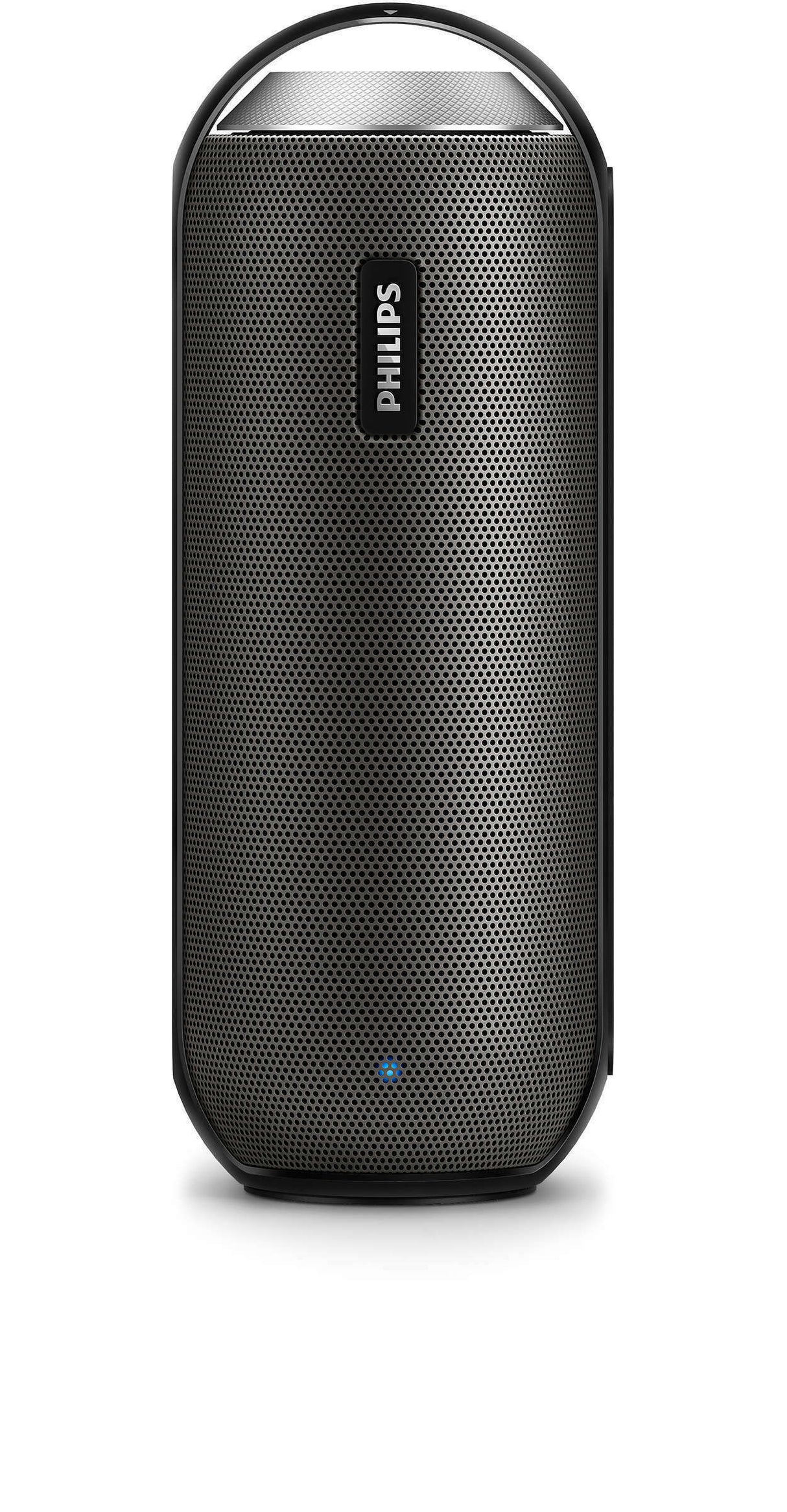 Philips Splash Proof Wireless Bluetooth Portable Speaker (Gun Metal Black)