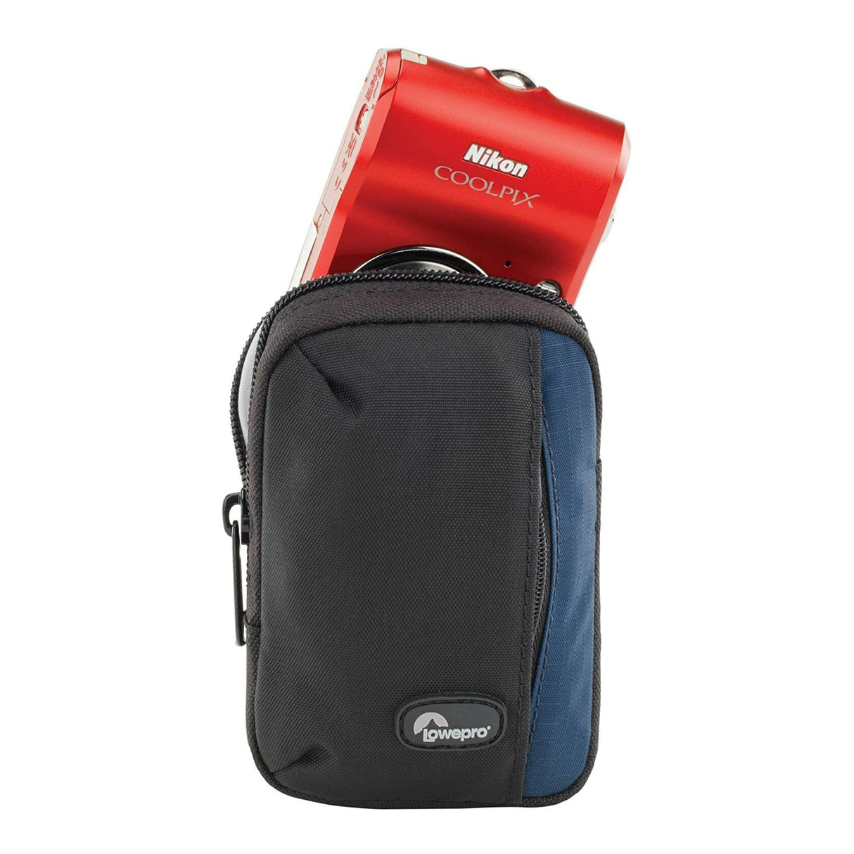 Lowepro Newport 10 Camera Case (Black/Galaxy Blue)