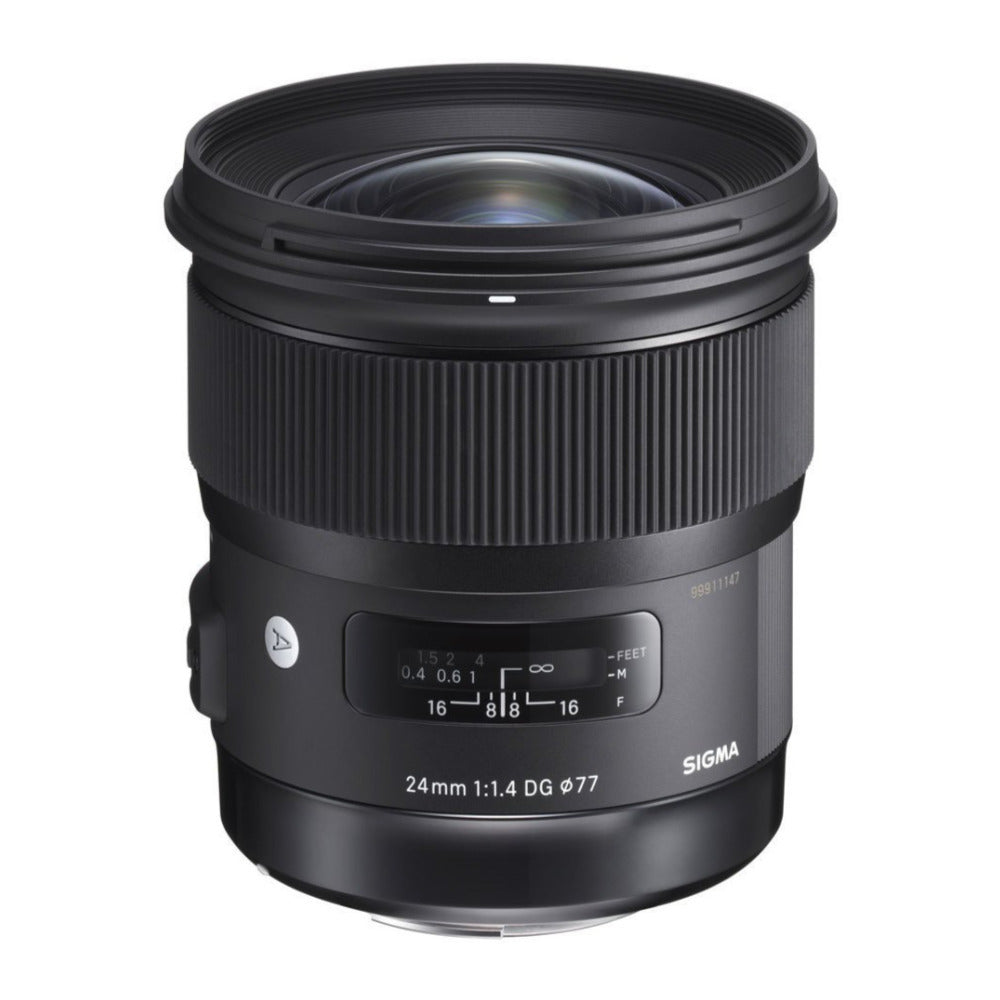 Sigma 24mm f/1.4 DG HSM Art Lens for Canon DSLR Cameras with USB Dock, Filter and Accessory Bundle