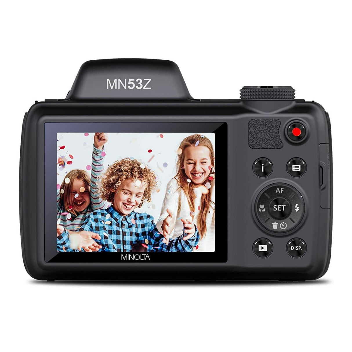 Minolta MN53Z Pro Shot 16MP Full HD Digital Camera with 53x Optical Zoom (Black)