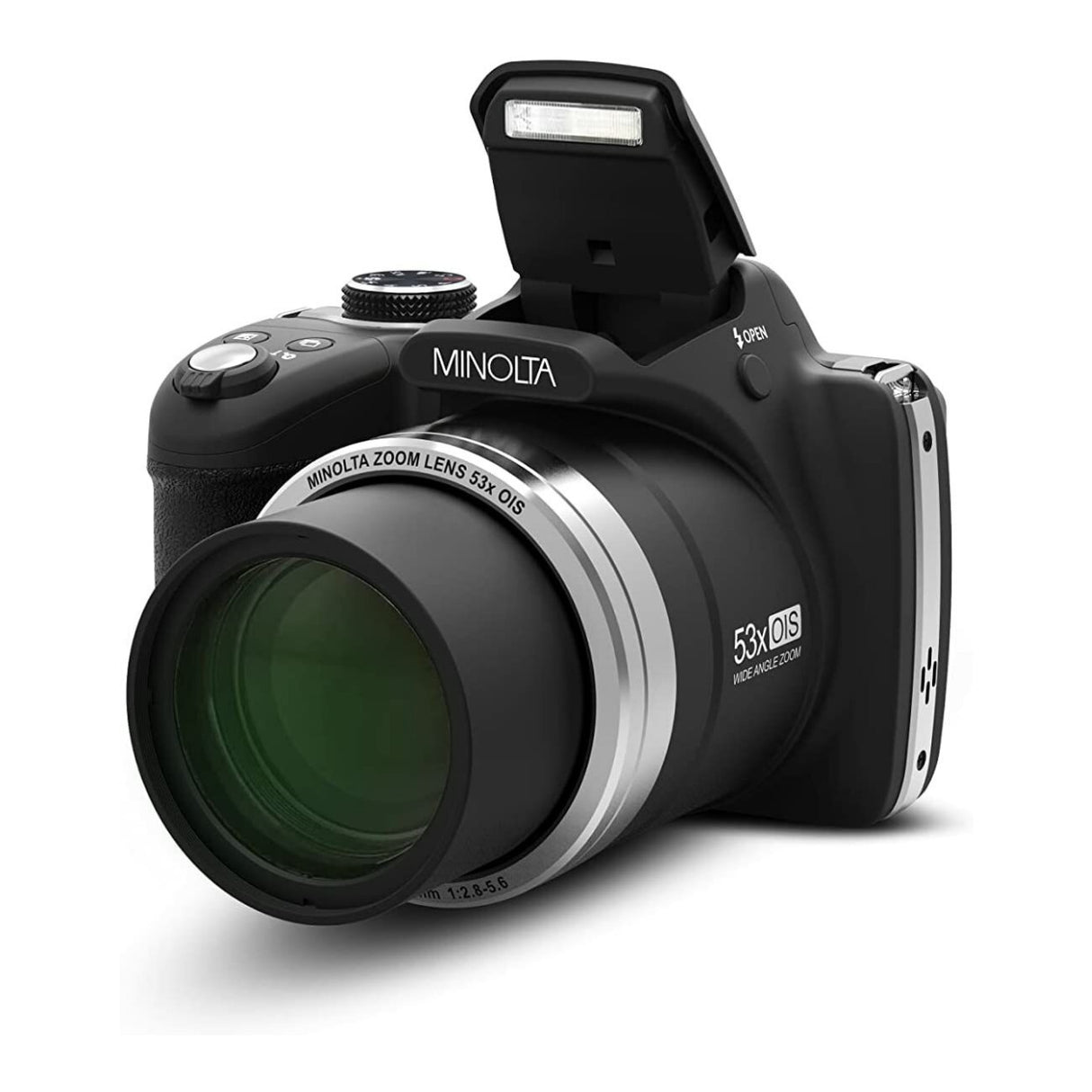 Minolta MN53Z Pro Shot 16MP Full HD Digital Camera with 53x Optical Zoom (Black)