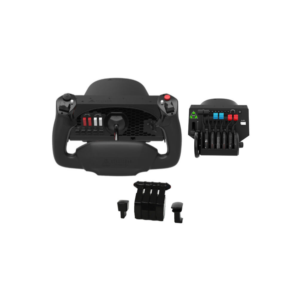 Honeycomb Aeronautical Alpha Flight Controls, Bravo Throttle Quadrant and Throttle Pack for Airbus