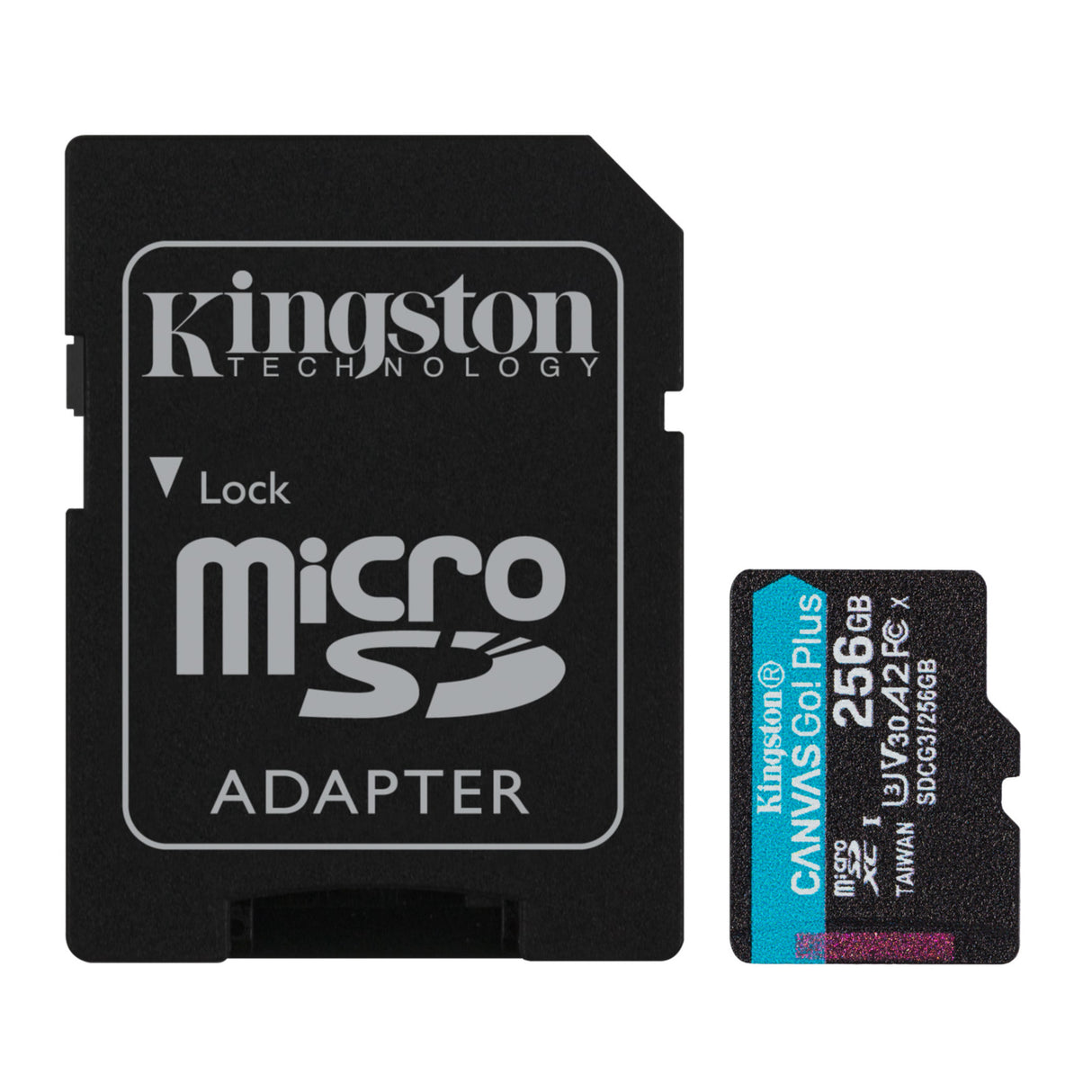 Kingston 256GB MicroSDXC Canvas Go Plus Memory Card (2-Pack)