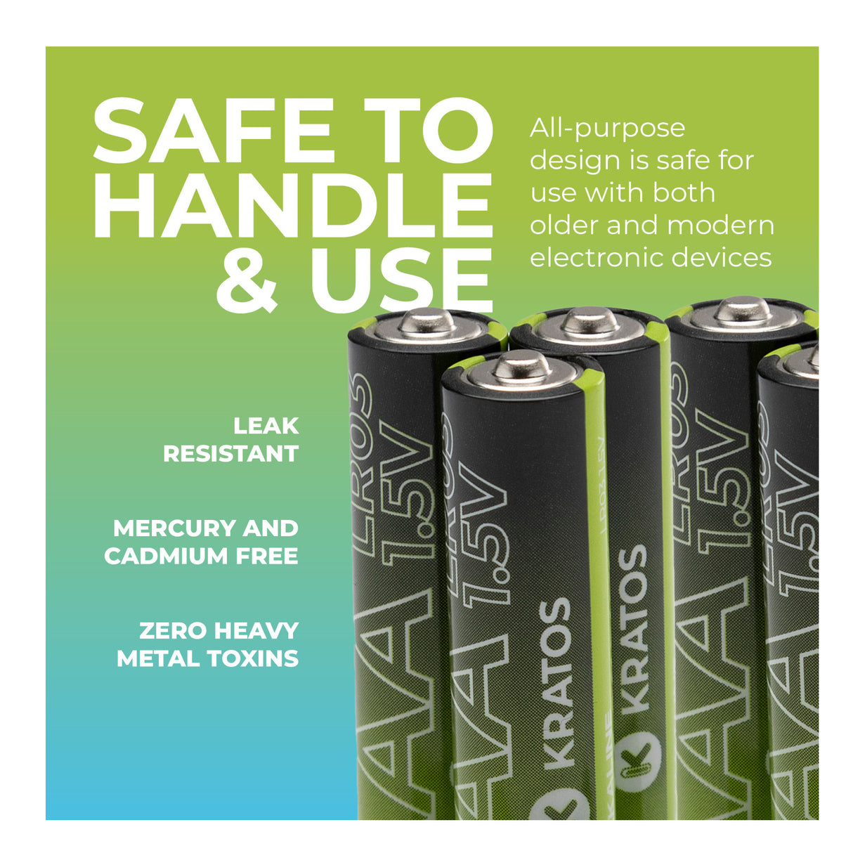 Kratos Power High-Performance Ultra Alkaline AAA Batteries (10-Pack)