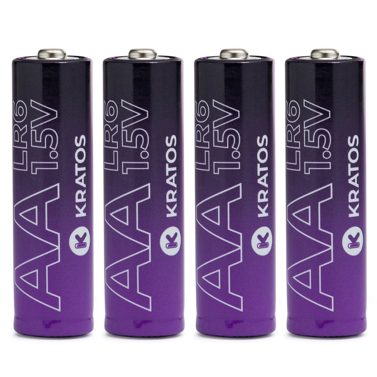 Kratos Power AA High-Performance Alkaline Batteries (4-Pack)