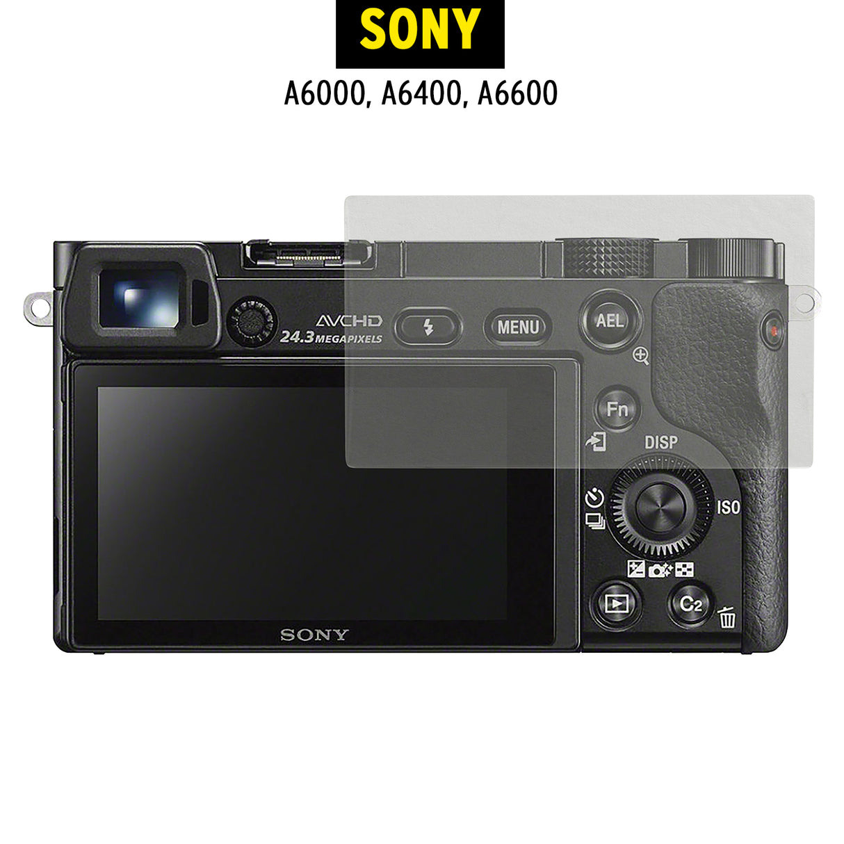 Koah LCD Ultra Armor Screen Protector for Sony a6000, a6400 and a6600 Series Cameras