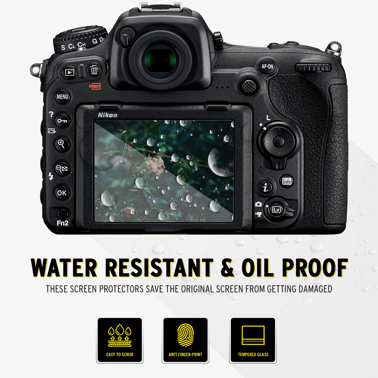 Koah LCD Ultra Armor Screen Protector for Nikon D5500 and D5600 Series Cameras