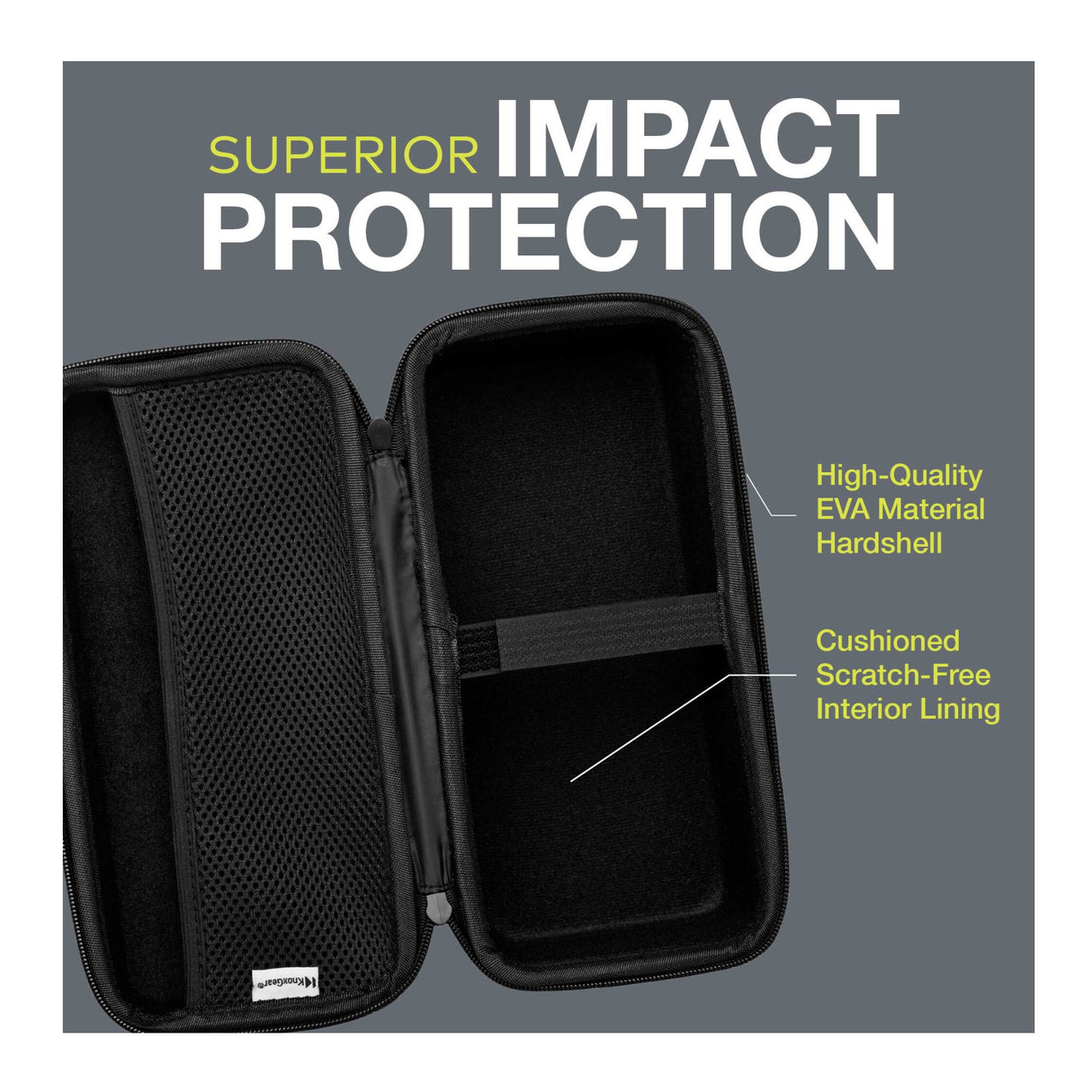 Knox Gear Hard Travel/Storage Case for Sony SRS-XB33 Portable Bluetooth Speaker