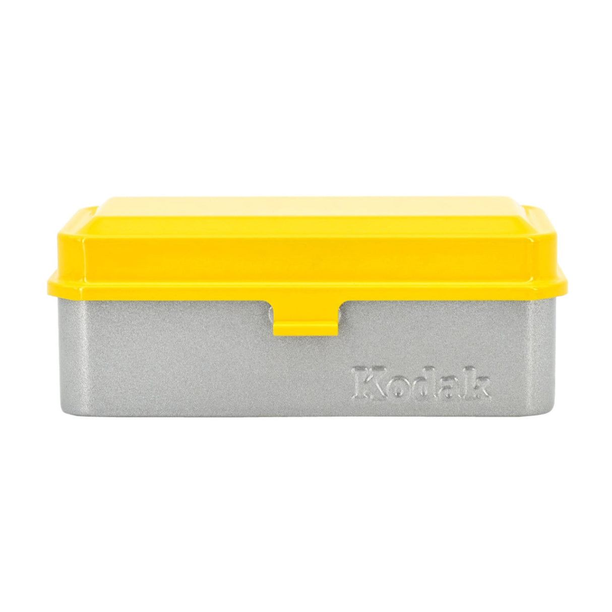 Kodak Steel 35mm and 120mm Film Roll Case (Holds 10 35mm or 8 120mm Rolls, Yellow and Silver)