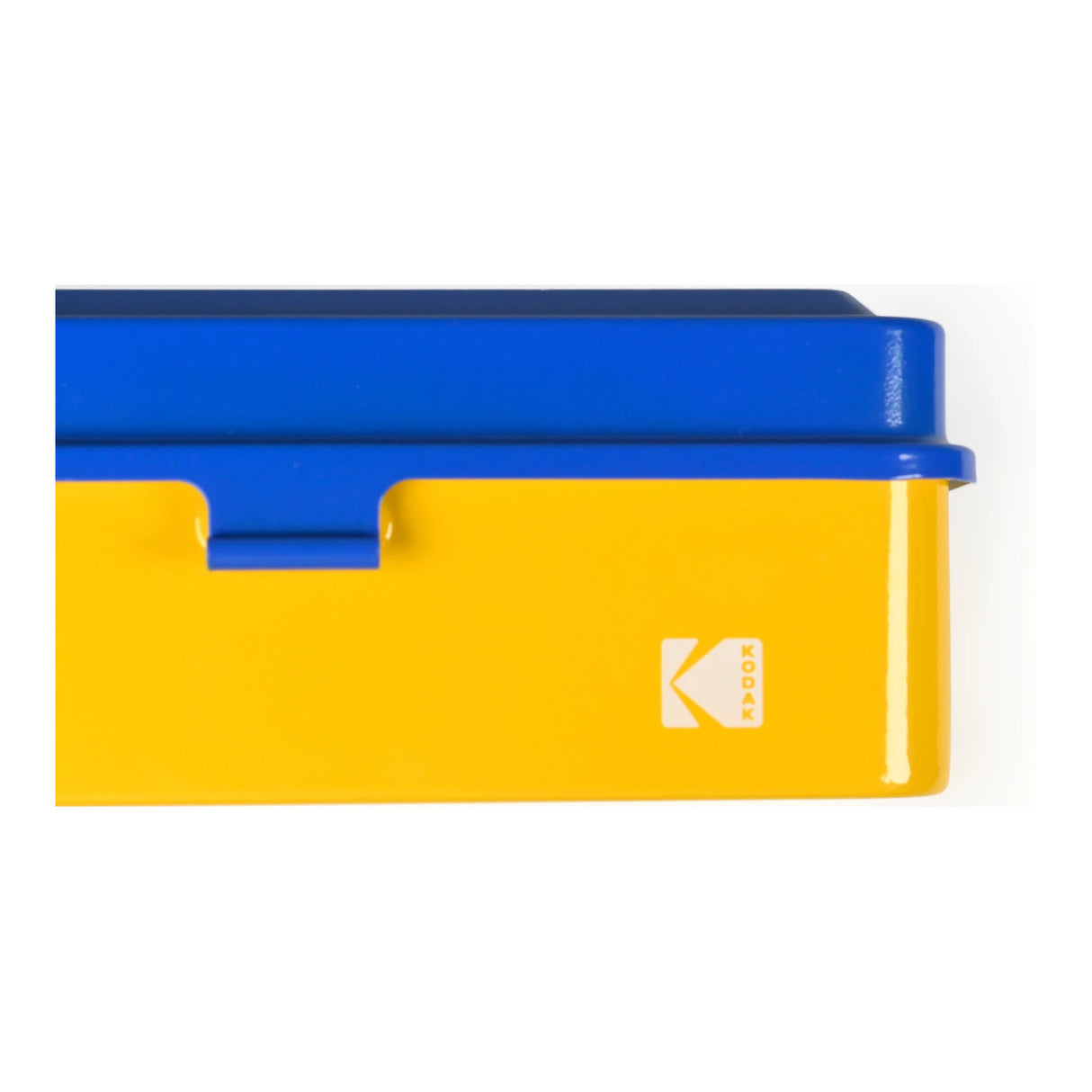 Kodak Steel 35mm and 120mm Film Roll Case (Holds 10 35mm or 8 120mm Rolls, Yellow and Blue)