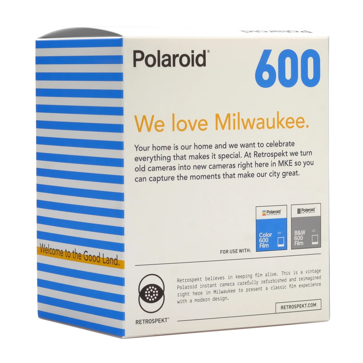 Polaroid 600 Instant Film Camera (Milwaukee Flag)