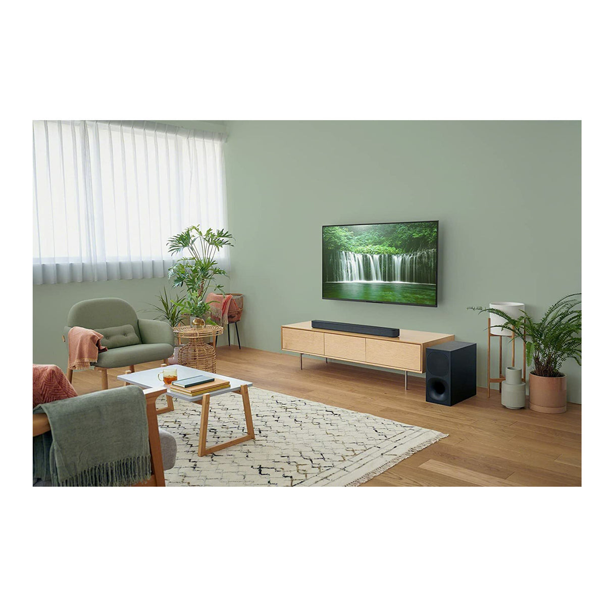 Sony HT-S400 2.1-Channel Soundbar with Subwoofer,HDMI High-Speed and Focus Camera Cable