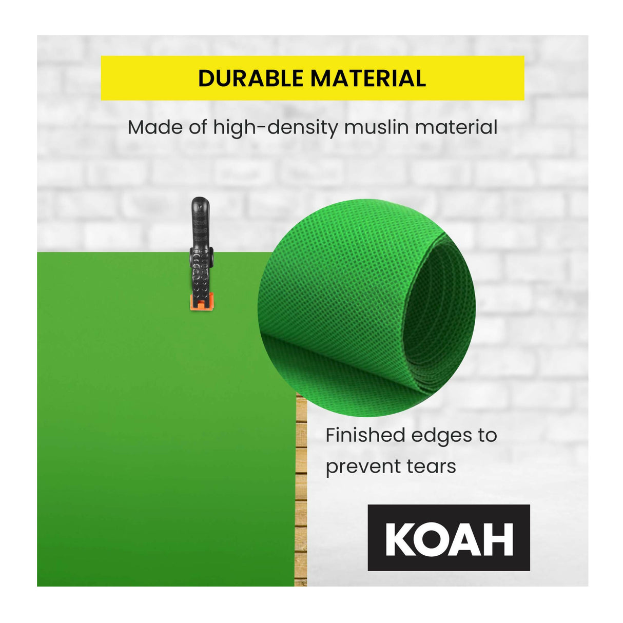 Koah Backdrop Background Screen with Clamps