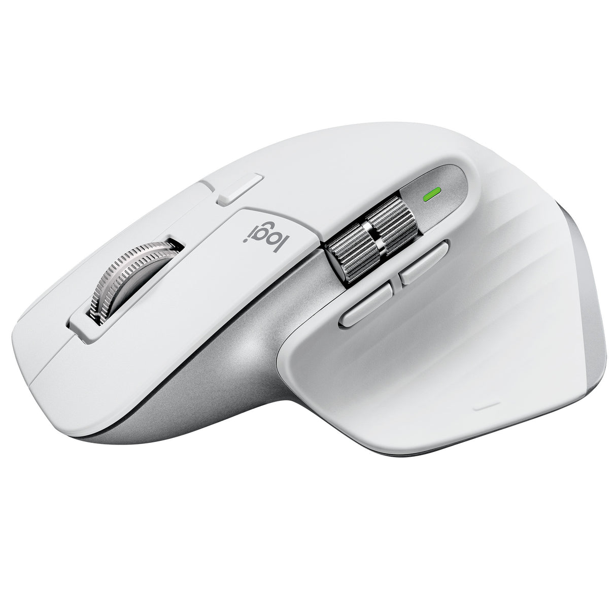 Logitech MX Master 3S Ergonomic Performance Wireless Mouse with Ultra-Fast Scrolling (Pale Gray)