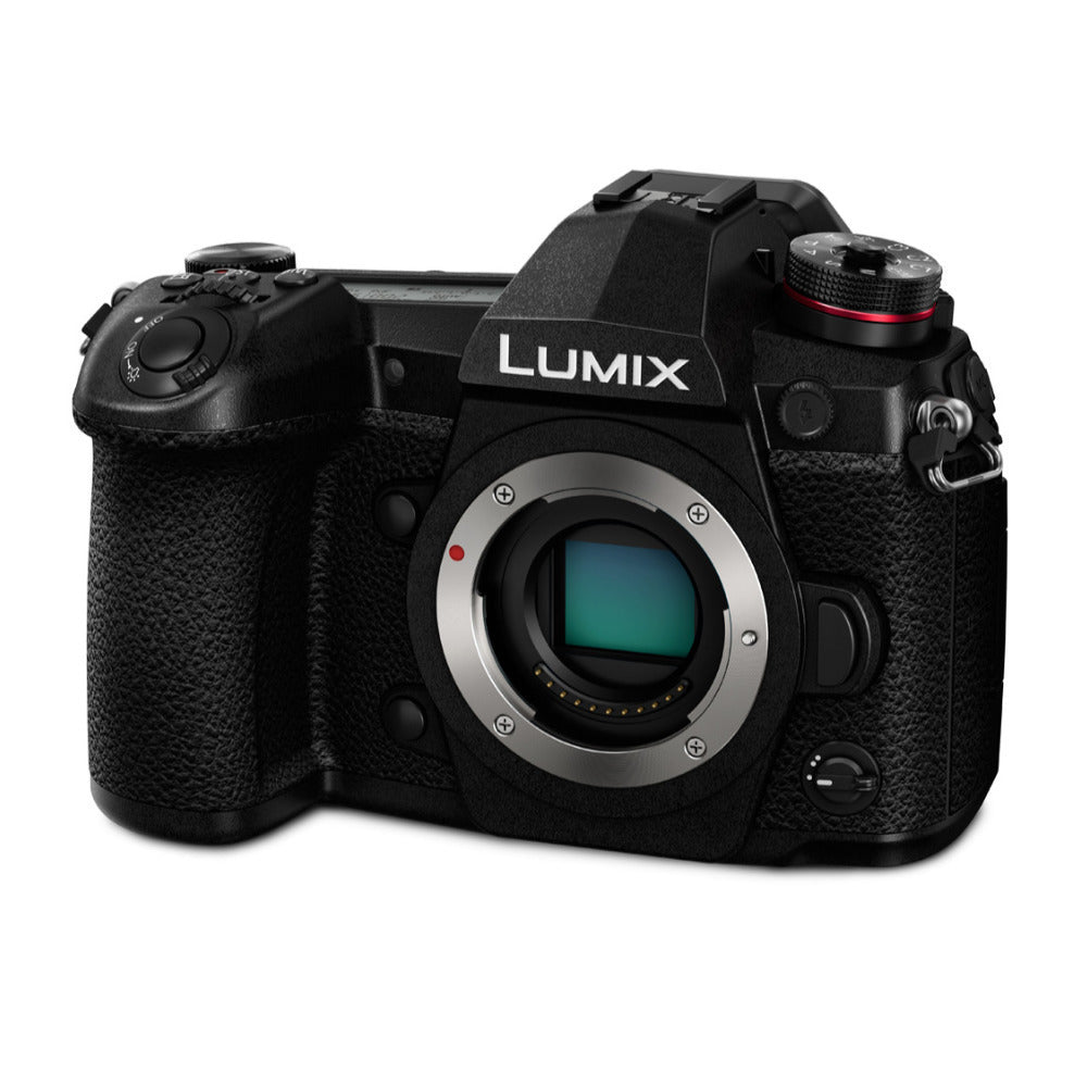 Panasonic LUMIX G9 20.3MP Mirrorless Camera Body with Camera Bag, Battery and Memory Card