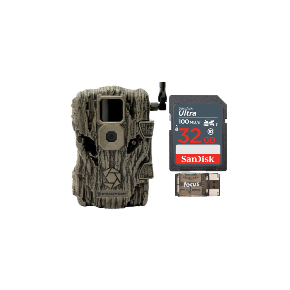 Stealth Cam Fusion X 26MP Trail Camera (Verizon) Bundle