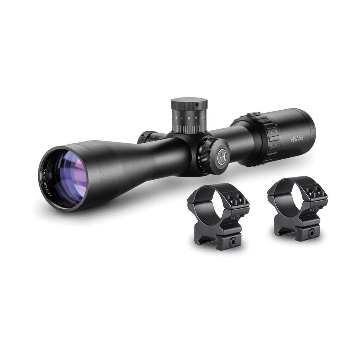 Hawke Sport Optics 3-9x42 Vantage 30 WA Riflescope (.223/.308 Marksman Reticle) Bundle