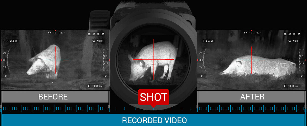 ATN Thor 4 384 x 288 1.25-5x Smart HD Thermal Rifle Scope and Dual Cantilever Scope Mount Bundle