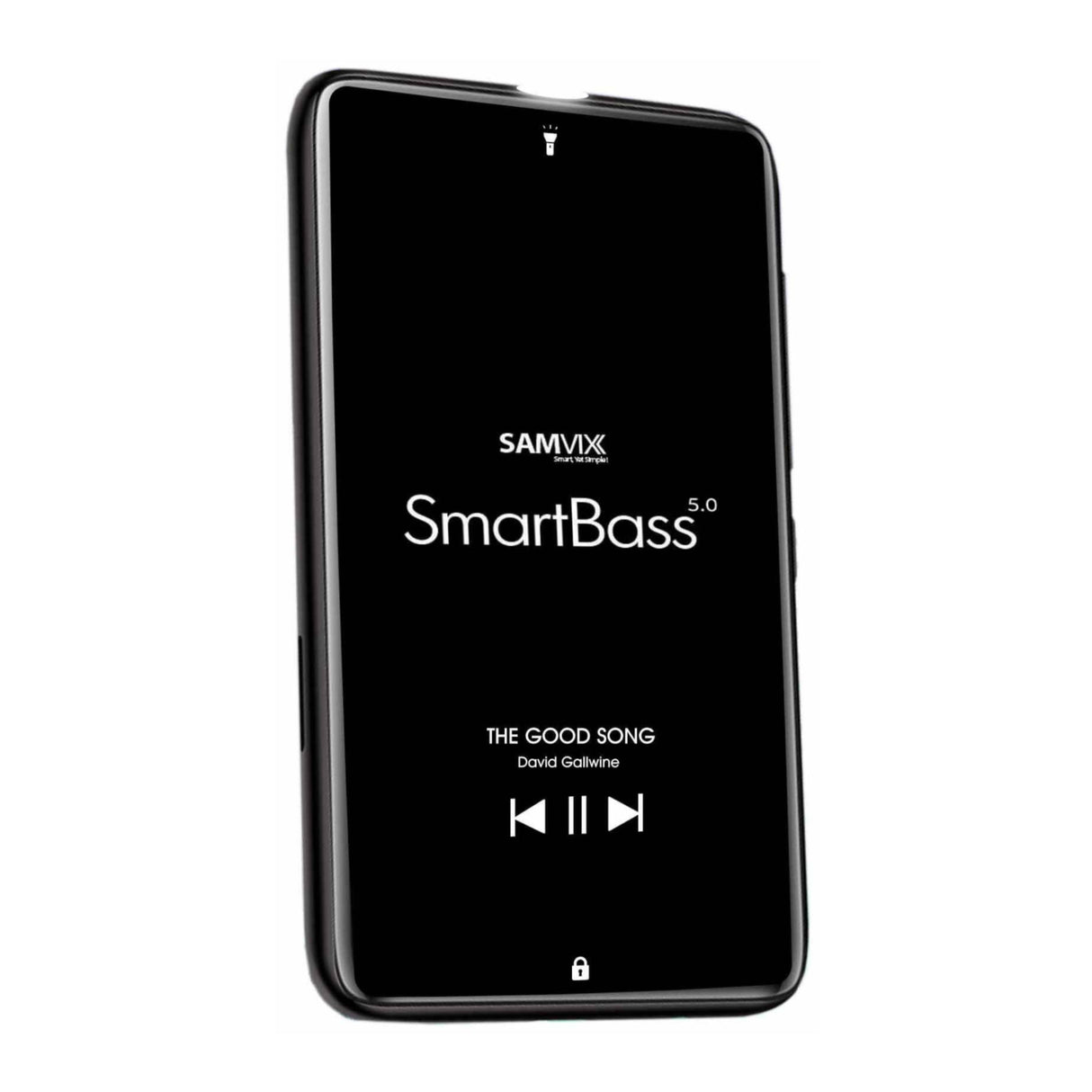 Samvix SmartBass 4.0 16GB Kosher MP3 Player without Radio, No Video, No Camera (Black)