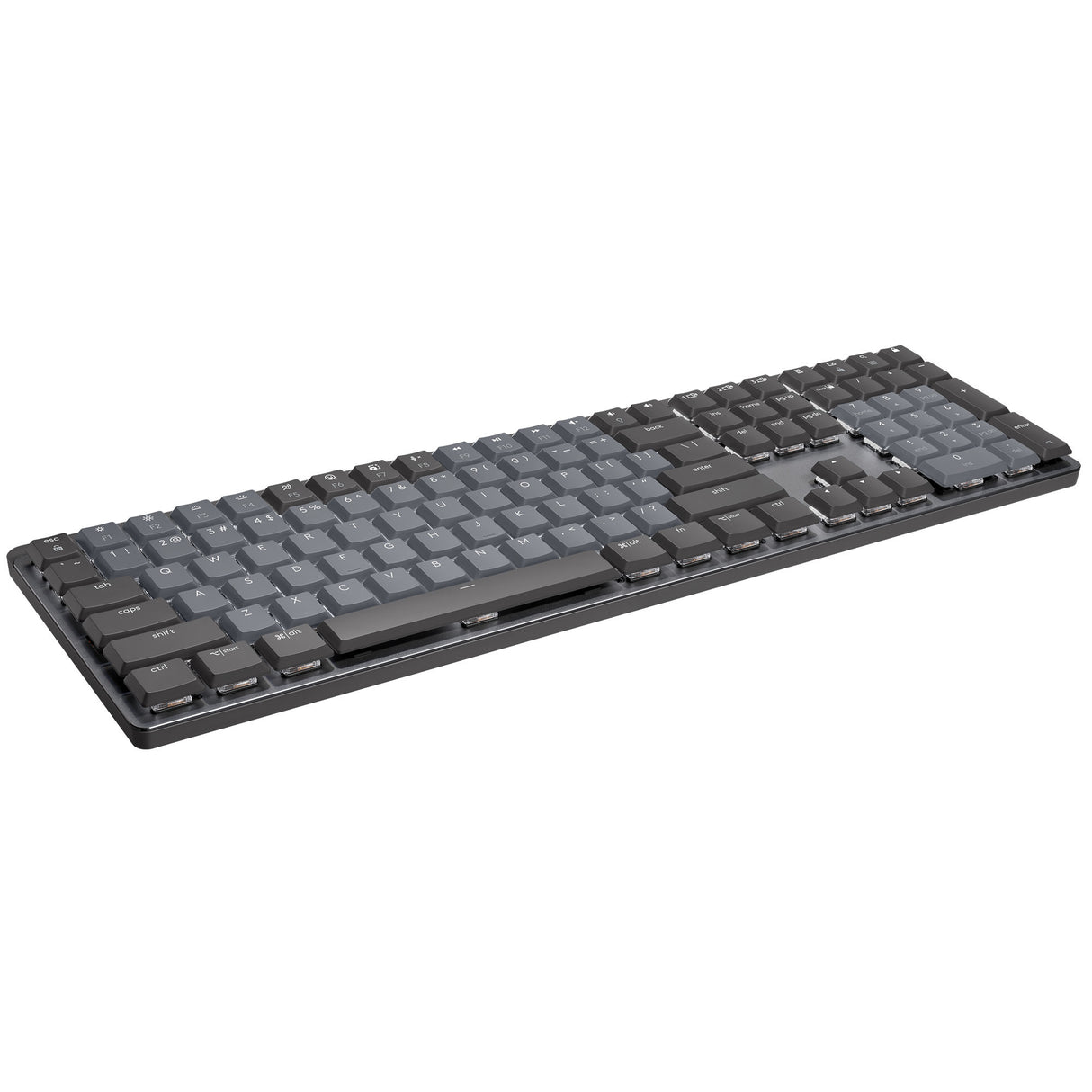 Logitech MX Mechanical Wireless Illuminated Performance Keyboard with Wireless Mouse and Palm Rest