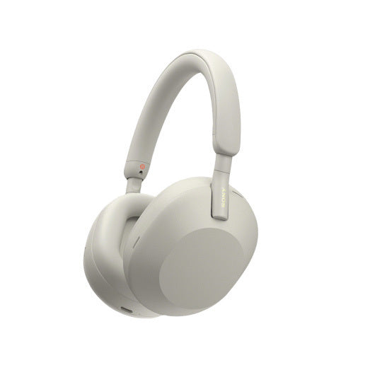 Sony WH-1000XM5 Wireless Noise Canceling Over-Ear Headphones (Silver) with 10,000mAh Power Bank