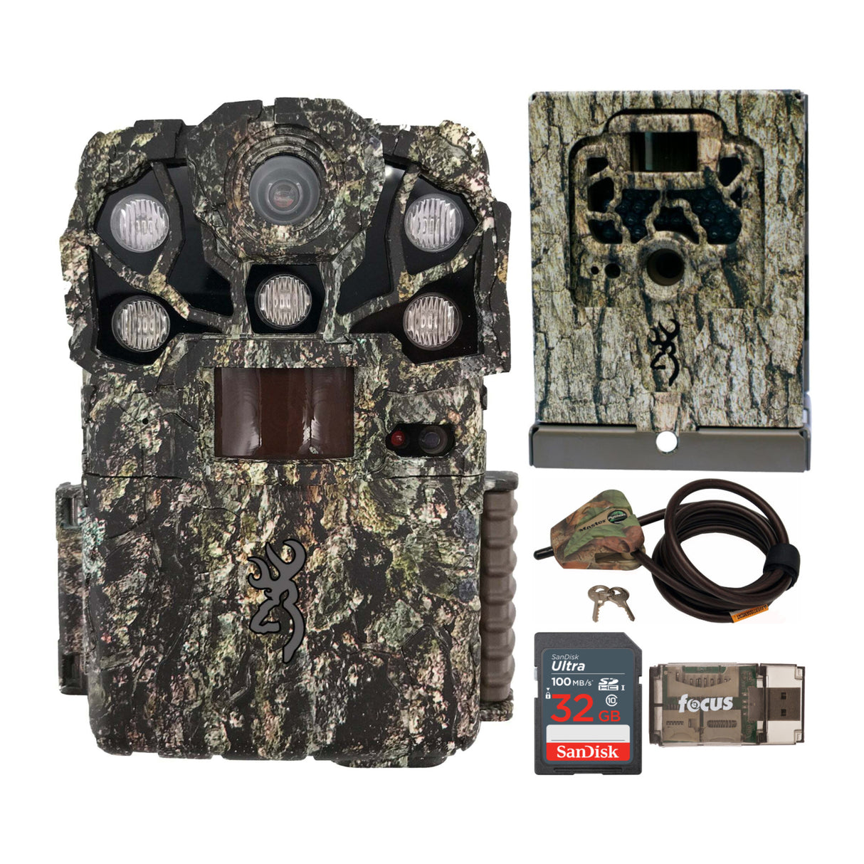 Browning Trail Cameras Recon Force Elite HP5 Bundle