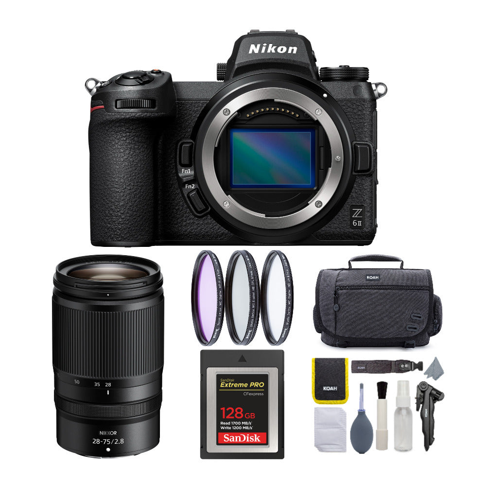 Nikon Z6 II Mirrorless Camera and 28-75mm f/2.8 Lens Bundle