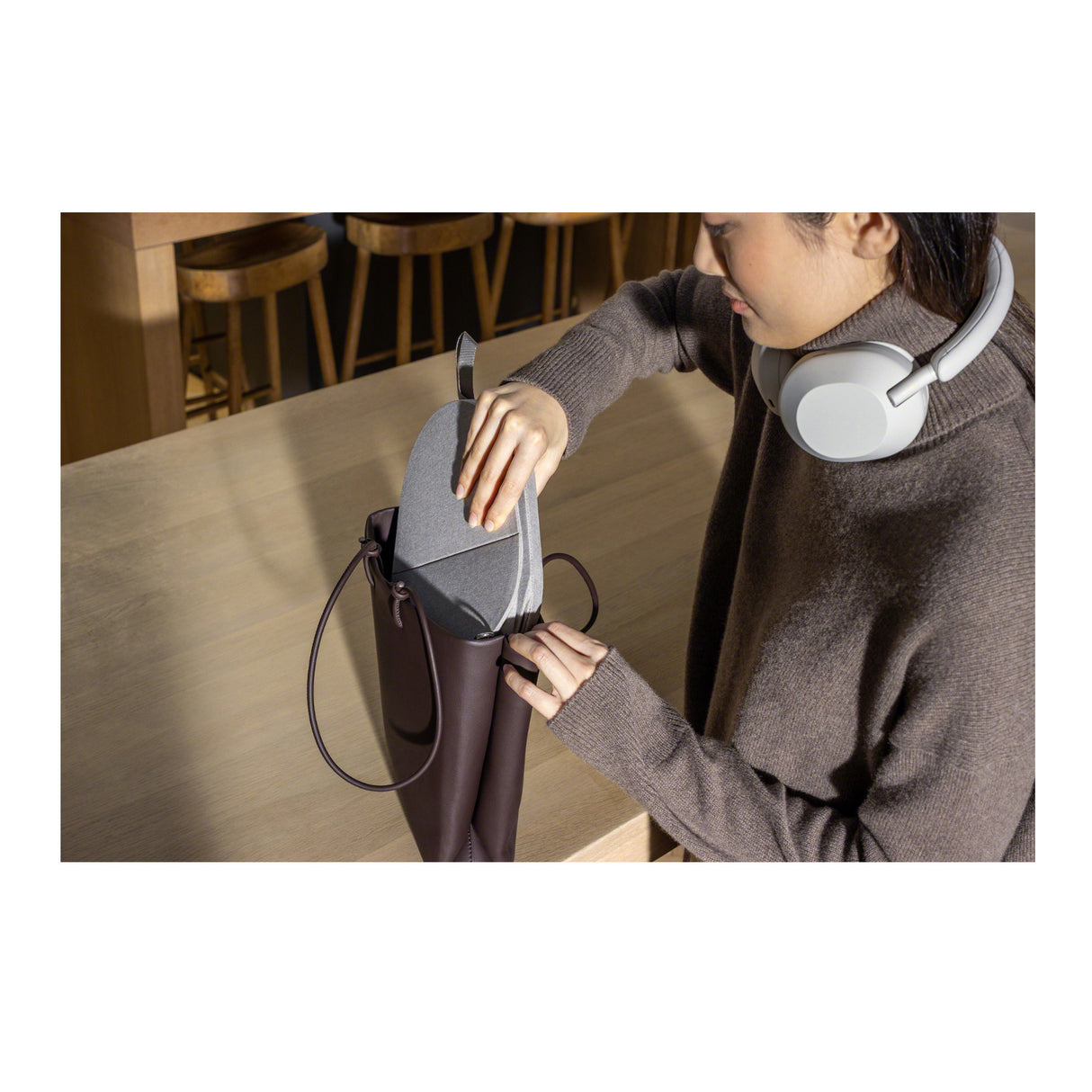 Sony WH-1000XM5 Wireless Noise Canceling Over-Ear Headphones (Silver)