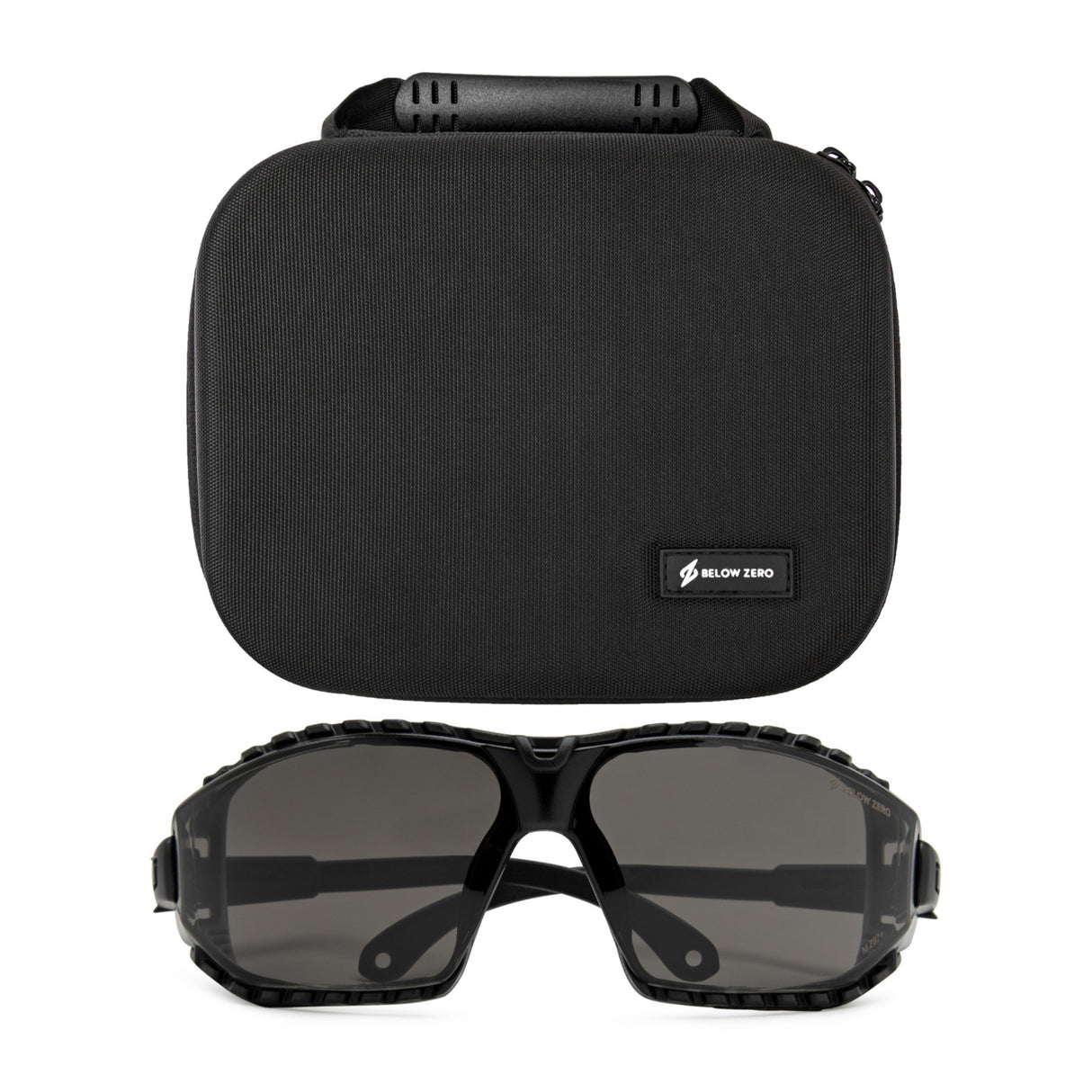 Below Zero Hearing Protection and Safety Glasses Case and Ba Glasses