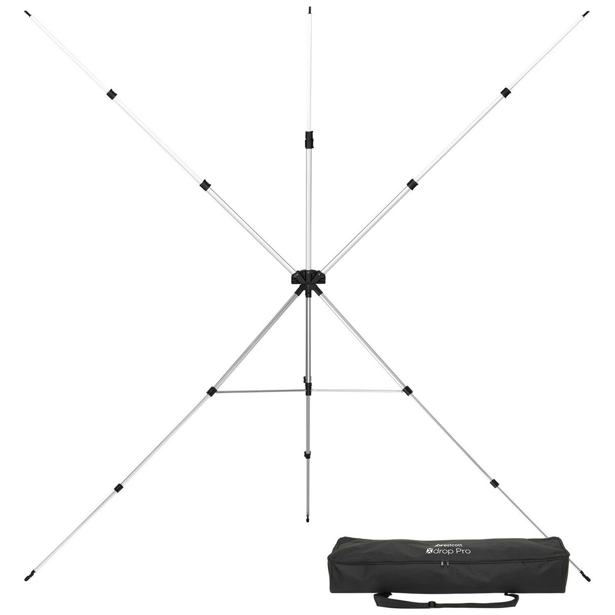 Westcott X-Drop Pro Wrinkle-Resistant 8 x 13 Feet Backdrop (High-Key White)