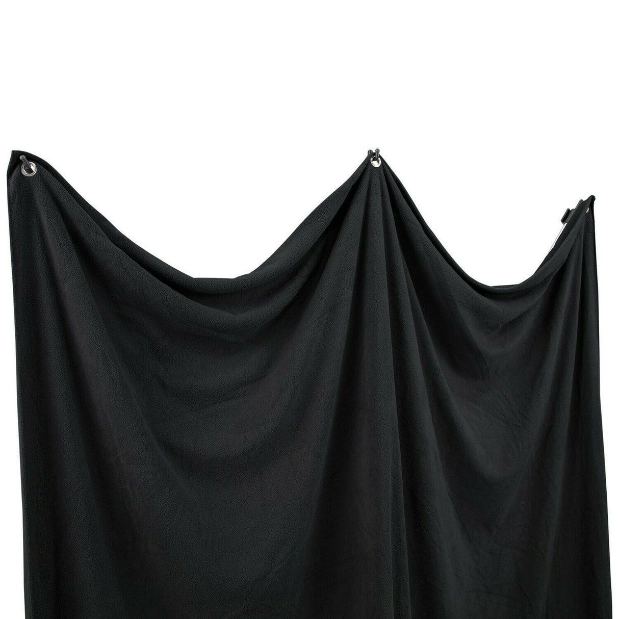 Westcott X-Drop Pro Wrinkle-Resistant 8 x 8 Feet Backdrop (Rich Black)
