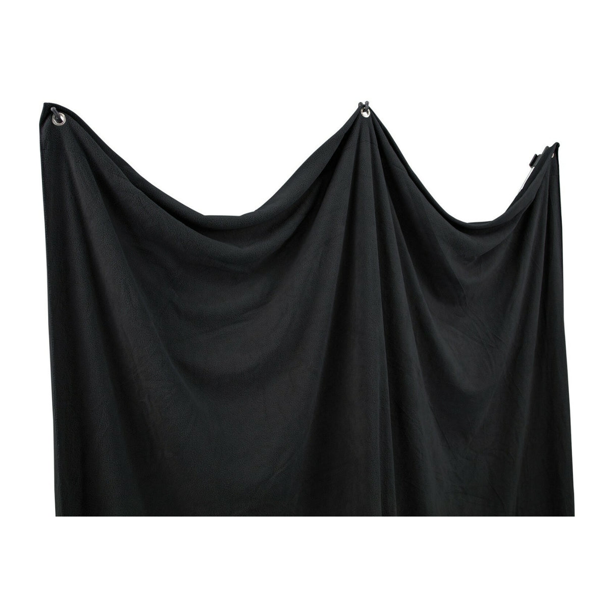 Westcott X-Drop Pro Wrinkle-Resistant 8 x 13 Inch Backdrop Sweep (Rich Black)