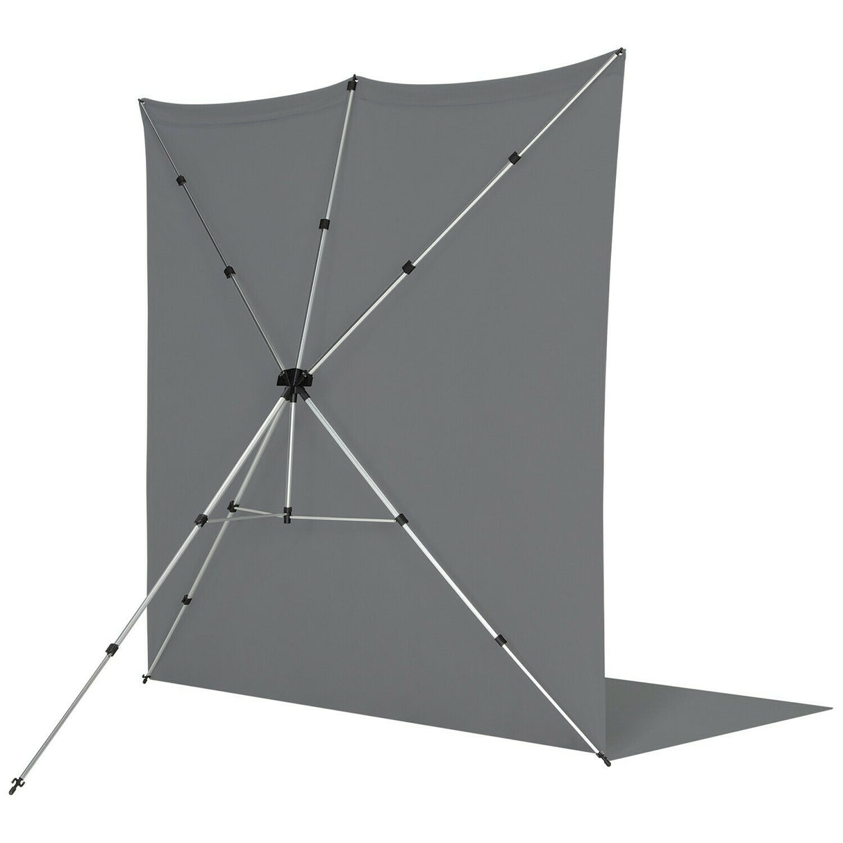Westcott X-Drop Pro Wrinkle-Resistant 8 x 13 Feet Backdrop Kit (Neutral Gray)