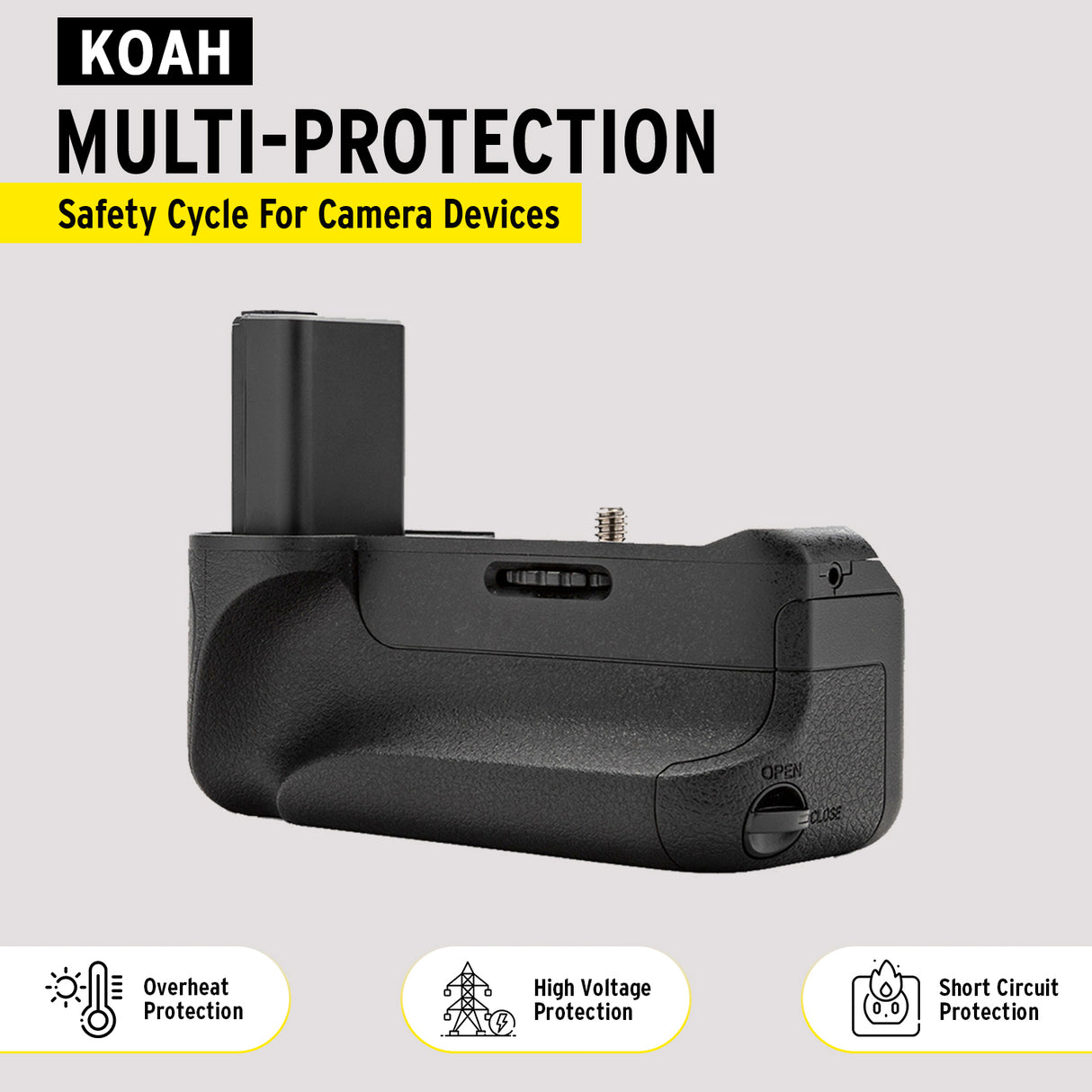 Koah Battery Grip for Sony a6000 and a6300